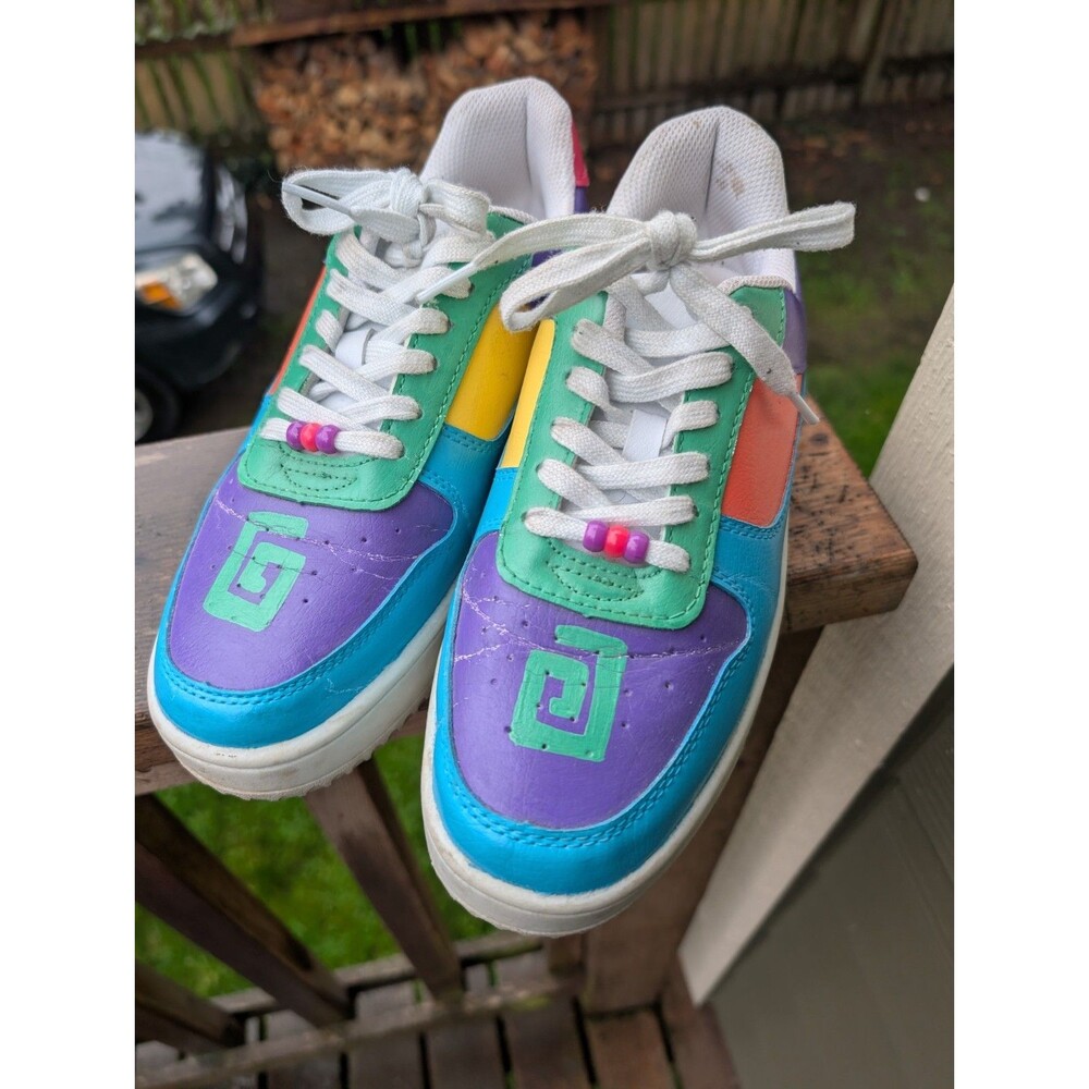 Karl Jacobs Minecraft Colorblock Shoes Logo Dream SMP Gamer Merch YouTuber SZ 9
